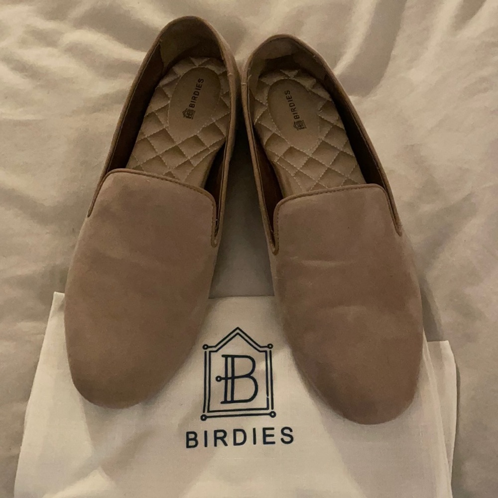 Size 9.5 tan loafers